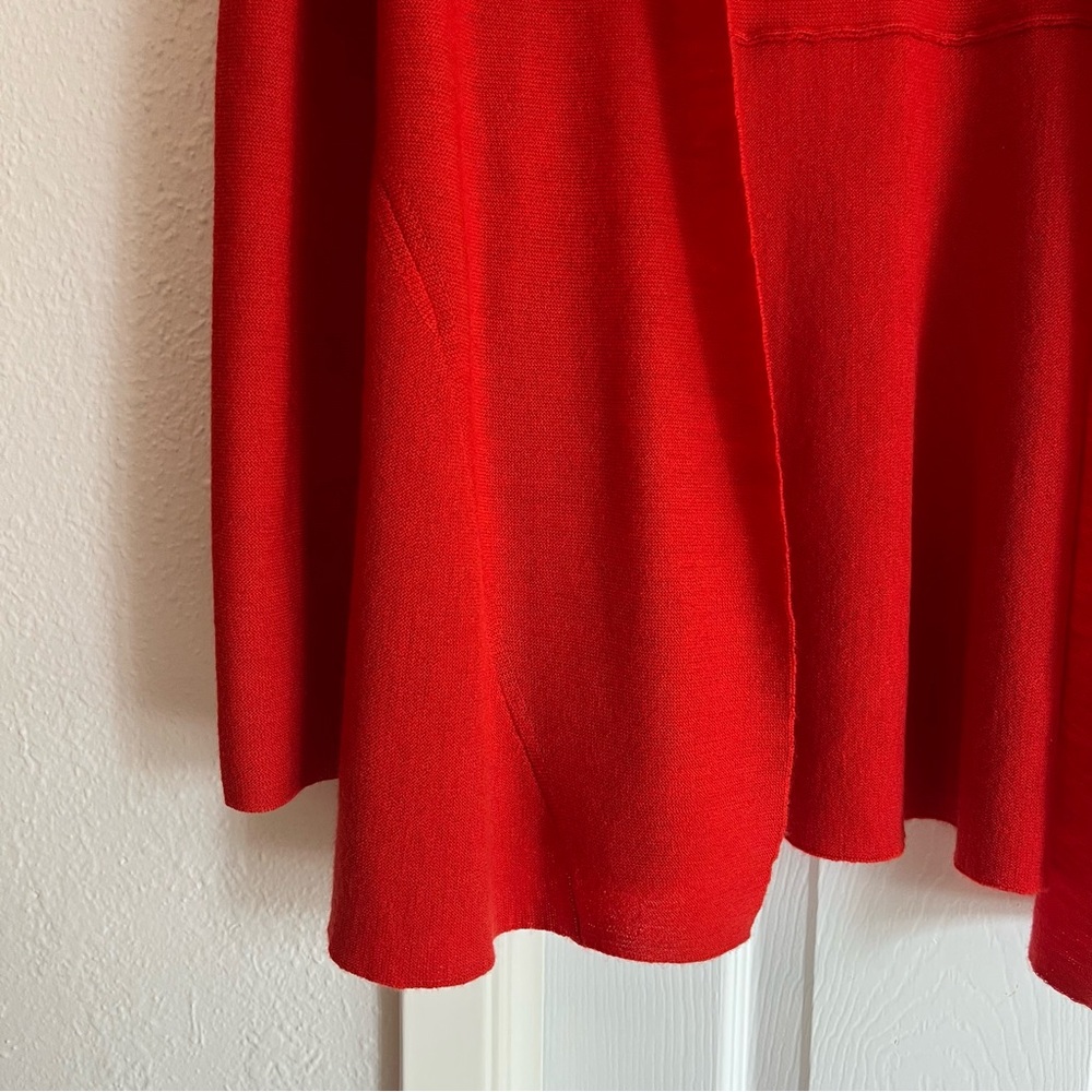 EILEEN FISHER | Petite Res Merino Wool Drape Cardigan Sweater - Picture 6 of 11